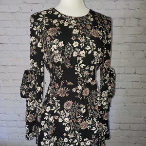 Floral Bell Sleeve Dress